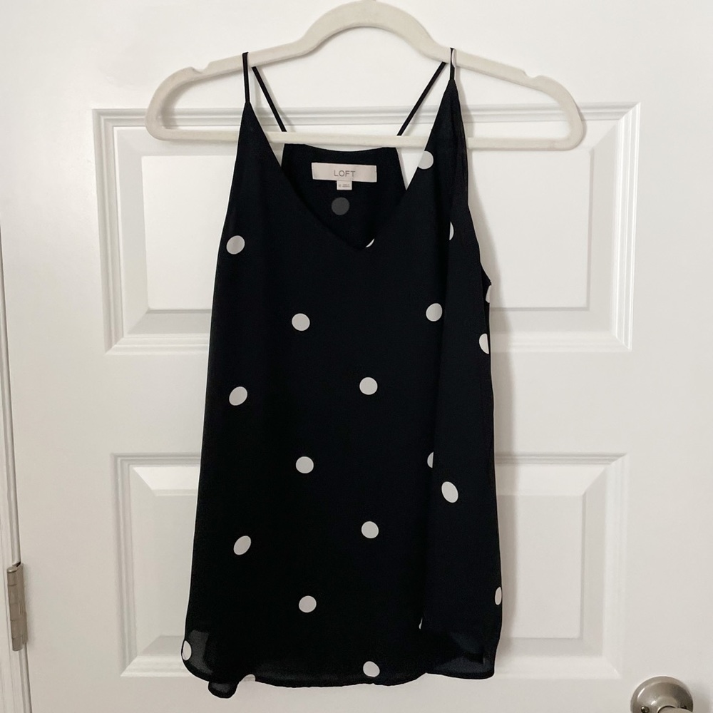 LOFT polkadot top - XS